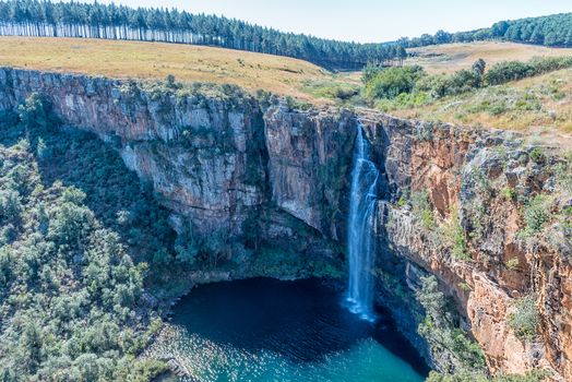 A view of the Berlin Falls on the Panorama Route near Graskop