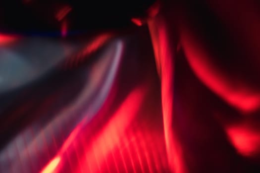 Colorful red led lights inside a computer result in this powerful abstracts images