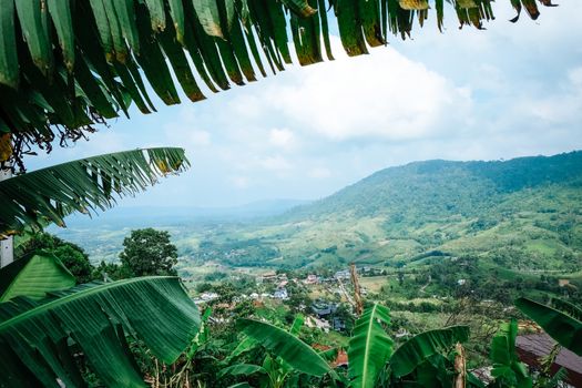 View of Mountains at Khao Kho District Phetchabun Province, northern Thailand.