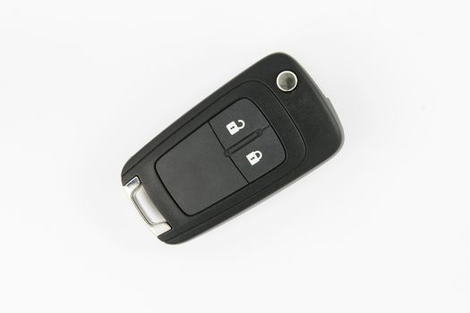Car key remote on a white background