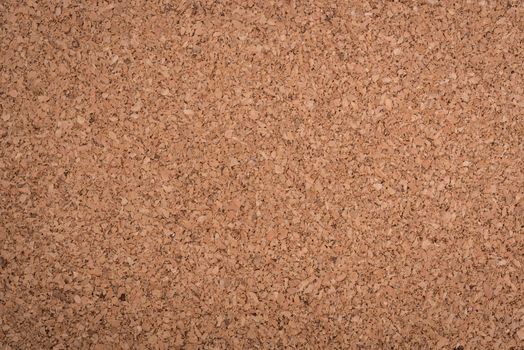 Close up blank cork wooden board background texture
