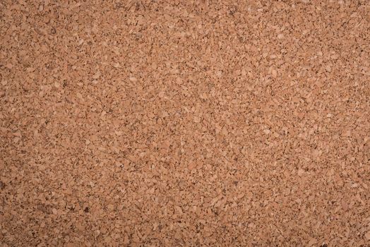 Close up blank cork wooden board background texture