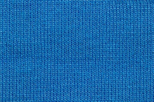 Texture of blue jacket fabric. Concept of clothes or fashion.