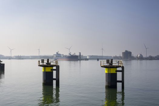 Berth - a place near the shore for mooring a vessel or boats in the Port of Rotterdam