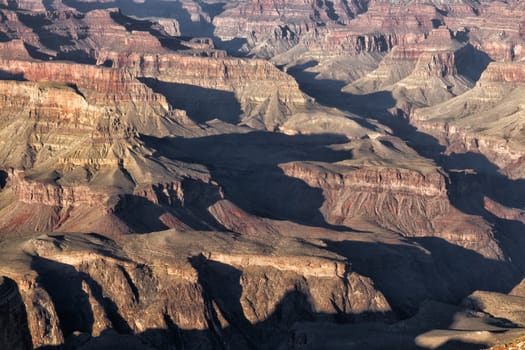 Late afternoon in the Grand Canyon Arizona, USA