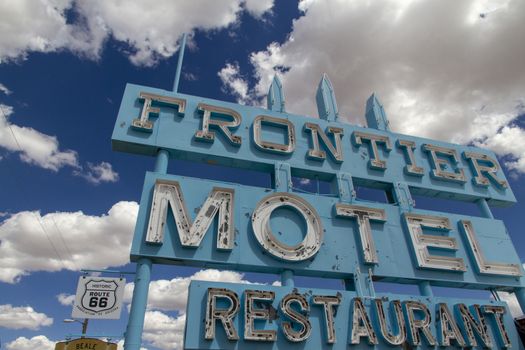 the Neon Boneyard Museum which has retired neon signs from old Las Vegas businesses and casinos. USA