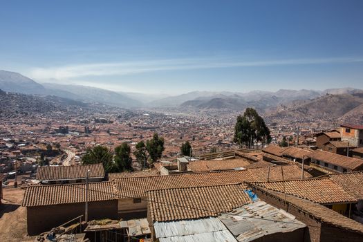 Cusco Skyline in the morning in Peru