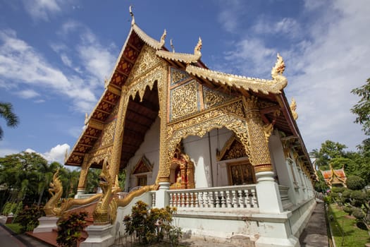 Beautiful Buddhist temple Chiang Mai, Thailand