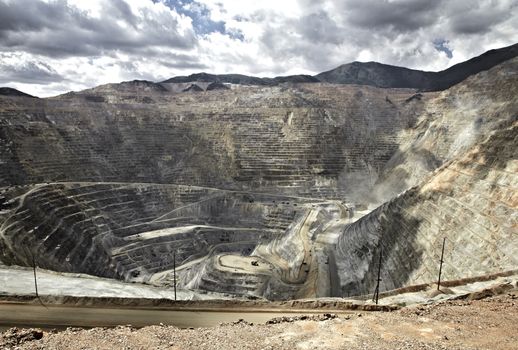 Open pit mine, Utah, United States