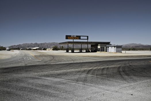 Petrolstation tucson mountain park, arizona, united states 