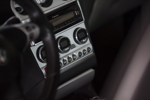 Car air conditioning control of a modern car