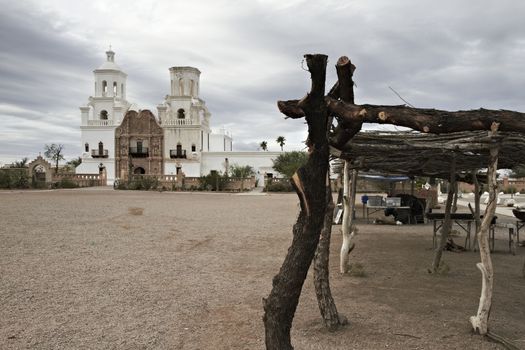 San Xavier del Bac Mission near Tucson, Arizona