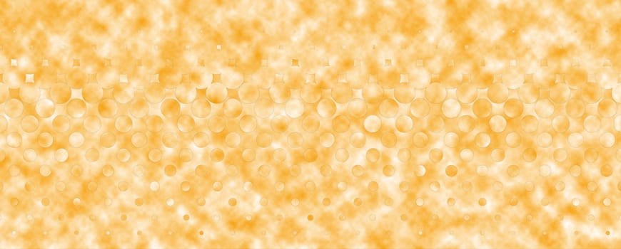 An amber style background of dots and circles