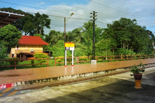 Phrae  , Ban Pin Railway Station  