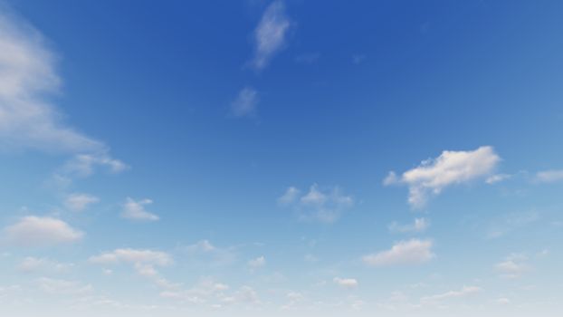 Cloudy blue sky abstract background, blue sky background with tiny clouds, 3d rendering

