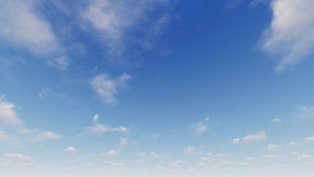 Cloudy blue sky abstract background, blue sky background with tiny clouds, 3d rendering

