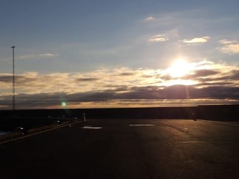 a study of sun and clouds