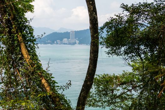 Overhead shot of Sun Moon Lake, Taiwan