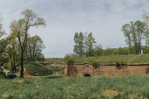Defensive Fort of World War I. Gerhard's fort in Swinoujscie, Poland.