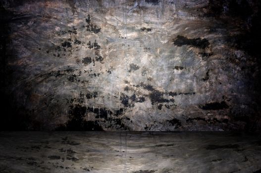 Old grunge interior, vintage texture background
