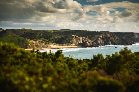 Beautiful desert beach from Portugal