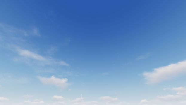 Cloudy blue sky abstract background, blue sky background with tiny clouds, 3d rendering

