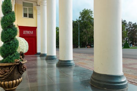 Lenin stadium on the embankment of Khabarovsk