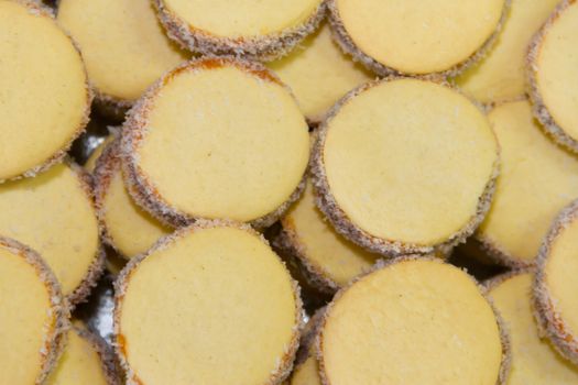 cornstarch alfajores texture background