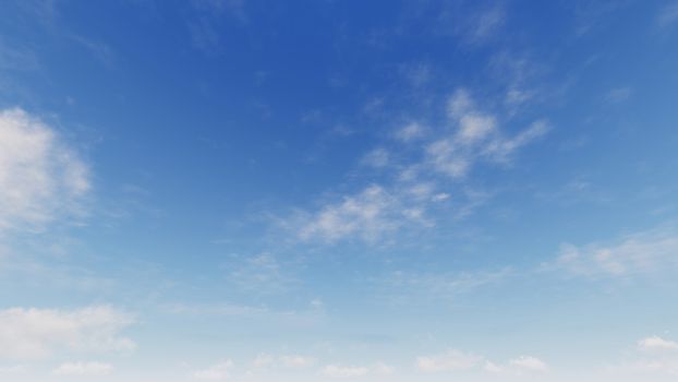 Cloudy blue sky abstract background, blue sky background with tiny clouds, 3d rendering

