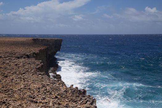 sea beach coast tropical Bonaire island Caribbean sea