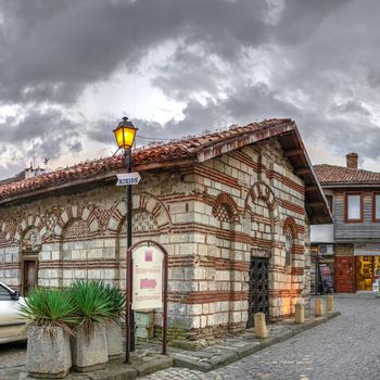 Nessebar, Bulgaria – 07.09.2019. St Todor Church in Nessebar, Bulgaria, on a  summer evening