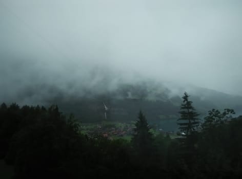 a foggy day during vacation