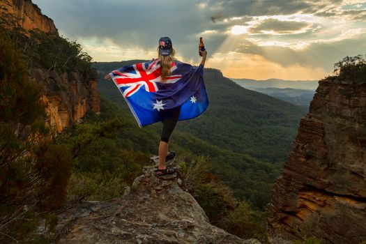 Celebrate Australia Day in Blue Mountains, where steep cliffs give way to magnificent valleys with ancient trees of jurassic era.  Even the mossies are big!