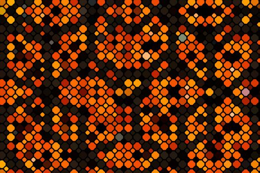 The Dark Orange vector layout with circle shapes. Illustration with set of shining colorful abstract circles. Pattern for beautiful websites.