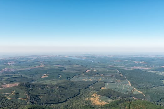 The view from Wonder View on road R534 near Graskop. The Injaka Dam is visible