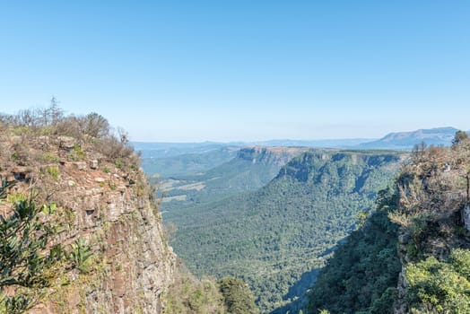 The main viewpoint at Gods Window on road R534 near Graskop