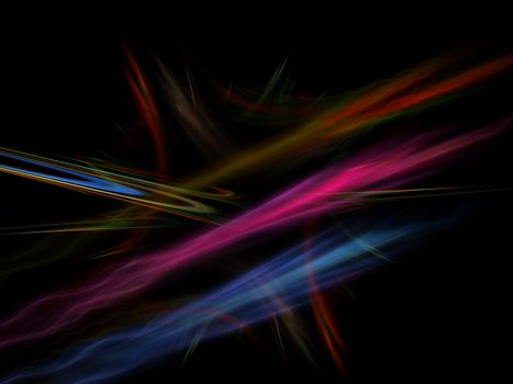 Multicolored bright plasma rays in sky, computer generated abstract background.
Abstract energy background