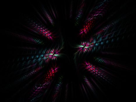 Abstract Fractal Pattern. Colorful abstract fractal illustration