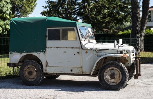 Old off road vintage vehicle.