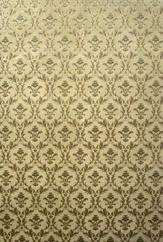 Victorian style vintage pattern on wall. Ornamental background wallpaper. Pastel tones.