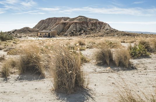 Lonely house in the wild west