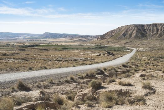 Dirt american road. Wild west style