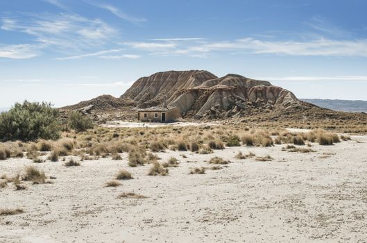 Lonely house in the wild west