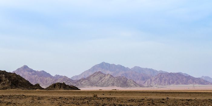 mountains in the desert Sharm El Sheikh Egypt