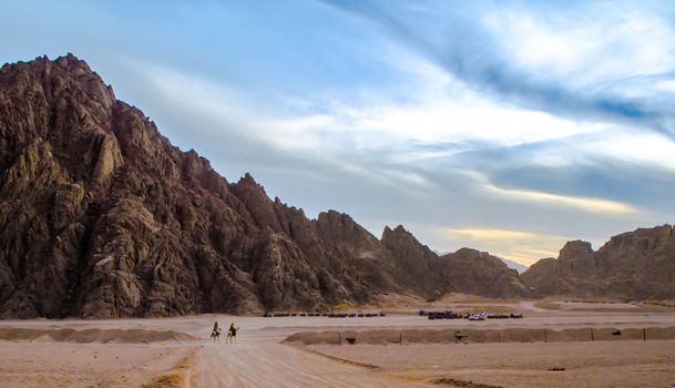 mountains in the desert Sharm El Sheikh Egypt