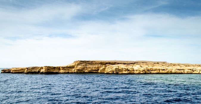 Egypt Sharm El Sheikh South Sinai red sea view of the rocky coast