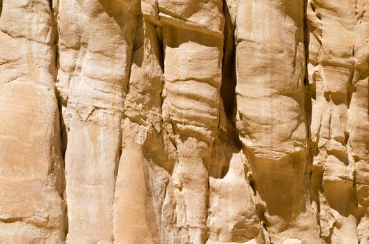 high rocky mountains in the desert in Egypt Dahab South Sinai