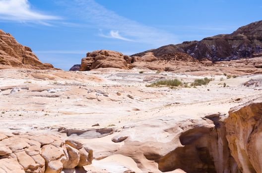 mountain landscape in canyon egypt