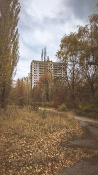 abandoned empty house in Pripyat Ukraine after an accident