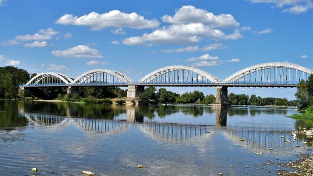 Riverside life on the Loire in the Loire Valley.